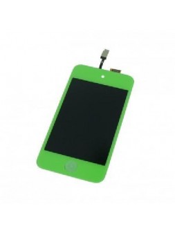 iPod Touch 4 pantalla lcd + táctil verde + botón home verde