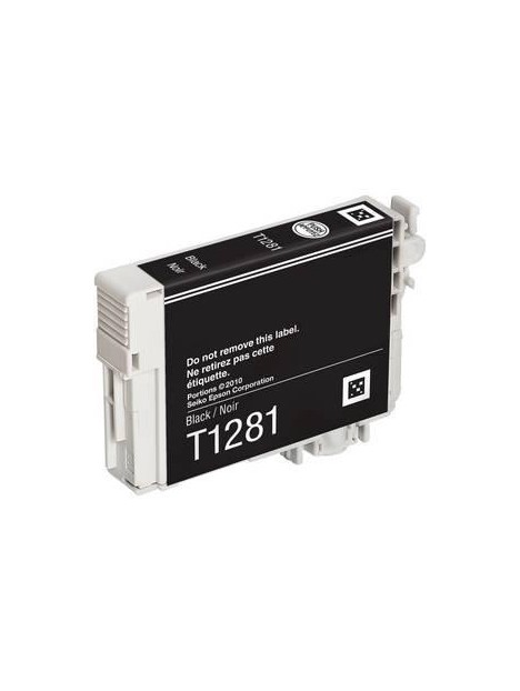 Cartucho reciclado Epson T1281 negro