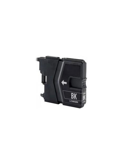Cartucho reciclado Brother LC985BKC negro