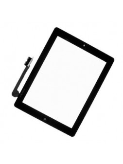iPad 4 pantalla tactil negro +home completo + adhesivos