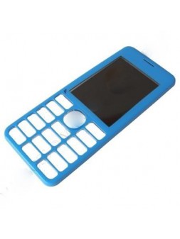 Nokia Asha 206 carcasa frontal azul