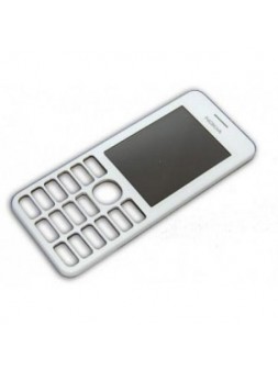 Nokia Asha 206 carcasa frontal blanco