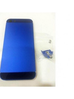 iPhone 5S Carcasa central + Tapa batería azul