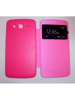 Funda inteligente S-View Cover rosa Samsung Galaxy Grand 2 G