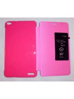 Funda Inteligente S-VIEW Cover rosa Mediapad X1 7.0