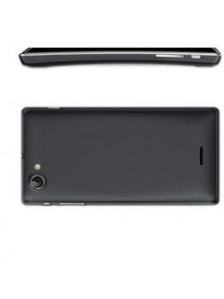 Sony Xperia J ST26I Carcasa Central + Tapa Batería negro