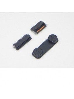 iPhone 5 Set 3 Botones Color negro premium
