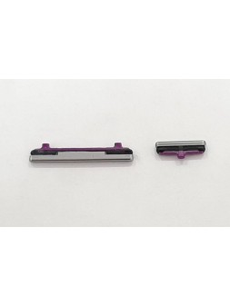 Set botones platas para Samsung Galaxy S10 SM-G973F calidad premium