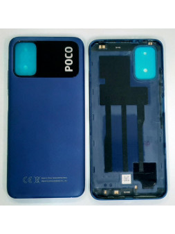 Tapa trasera o tapa bateria azul para Xiaomi Poco M3