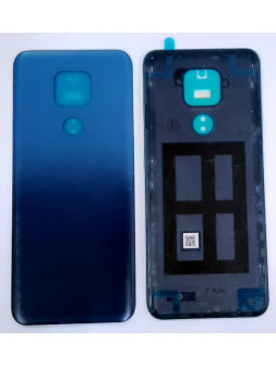 Tapa trasera o tapa bateria azul para Motorola Moto E7 Plus