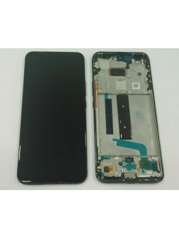 Pantalla lcd para Xiaomi Mi 10 Lite mas tactil  negro mas marco negro calidad premium