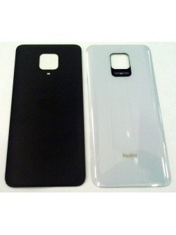 Tapa trasera o tapa bateria plata para Xiaomi Redmi Note 9S / Redmi Note 9 Pro Calidad Premium
