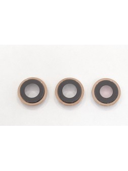 Set 3 cubierta camara dorada para IPhone 12 Pro A2407 A2341 A2406 A2408 IPhone 12 Pro Max A2342 A2410 A2411 A2412 c