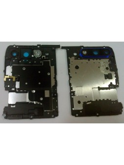 Carcasa trasera mas cubierta camara azul para Huawei Honor 9X HLK-AL00 HLK-TL00 calidad premium