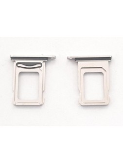 Soporte o bandeja dual sim blanca para IPhone 12 Pro A2407 A2341 A2406 A2408 IPhone 12 Pro Max A2342 A2410 A2411 A2