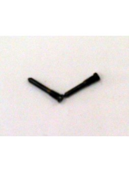 Set 2 tornillos negros para IPhone 11 Pro Max A2161 A2218 A2220 calidad premium
