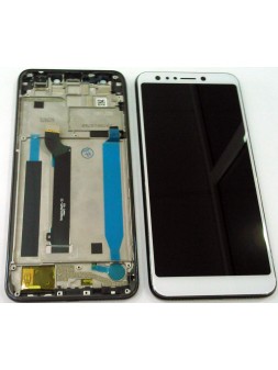 Pantalla LCD para Asus Zenfone 5 Lite zc600kl mas tactil blanco mas marco negro