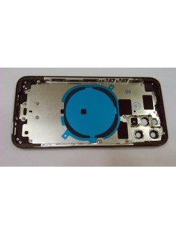 Carcasa central o marco negro para IPhone 11 Pro A2160 A2215 A2217 mas tapa trasera o tapa bateria negra