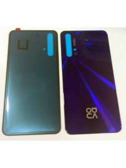 Tapa trasera o tapa bateria azul para Huawei Nova 5T YAL-L21 YALE-L61A YALE-L71A YALE-L61D