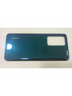 Tapa trasera o tapa bateria azul para Huawei P40 Pro