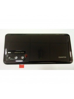 Tapa trasera o tapa bateria negra para Huawei P40 mas cubierta camara