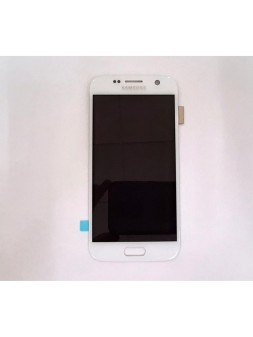 Pantalla lcd calidad oled para Samsung Galaxy S7 G930 G930F SM-G930 SM-G930F mas tactil blanco compatible