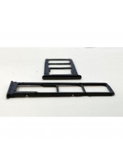 Soporte o bandeja SIM negro para Xiaomi Redmi 8 Red Rice 8 M1908C3IC