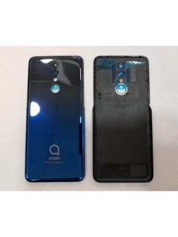 Tapa trasera o tapa bateria azul para Alcatel 3 2019 5053