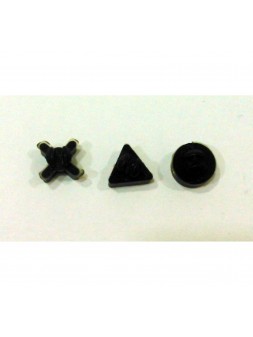 Set 3 gomas antideslizantes para Playstation 4 Slim PS4 Slim