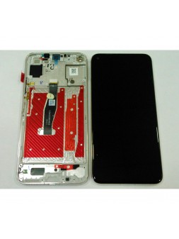 Pantalla LCD para Huawei Nova 5T mas tactil negro mas marco blanco