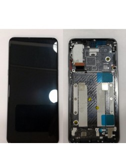 Pantalla LCD para Xiaomi Mi Mix 3 mas tactil negro mas marco negro mas carcasa o marco central negro