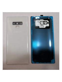 Tapa trasera o tapa bateria blanca mas cubierta camara para Samsung Galaxy Note 9 N960F
