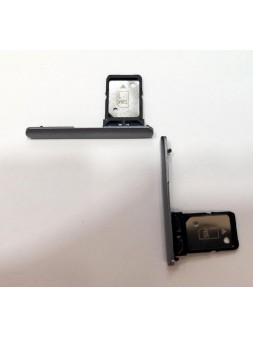 Soporte SIM plateado para Sony Xperia 10 XA3