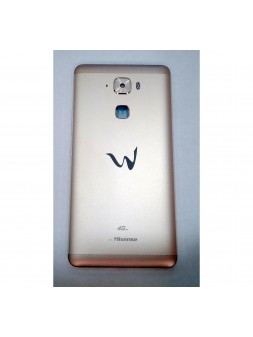 Tapa trasera o tapa bateria dorada para Hisense E76 Infinity Elegance mas lente camara