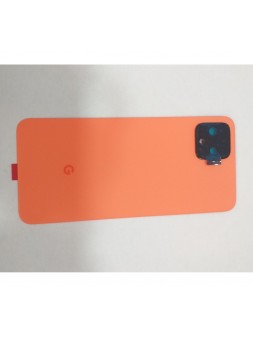 Tapa trasera o tapa bateria naranja para Google Pixel 4