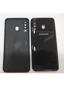 Tapa trasera o tapa bateria negra para Samsung Galaxy M30