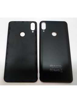 Tapa trasera o tapa bateria negra para Oukitel C16 Pro