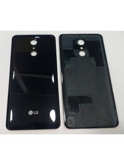 Tapa trasera o tapa bateria negra para LG Q Stylus