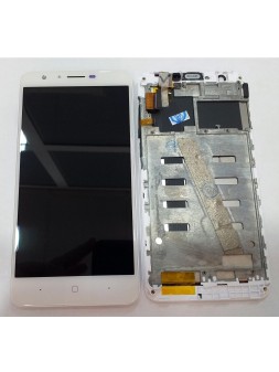 Pantalla lcd para Doogee Y6 mas tactil blanco mas marco blanco