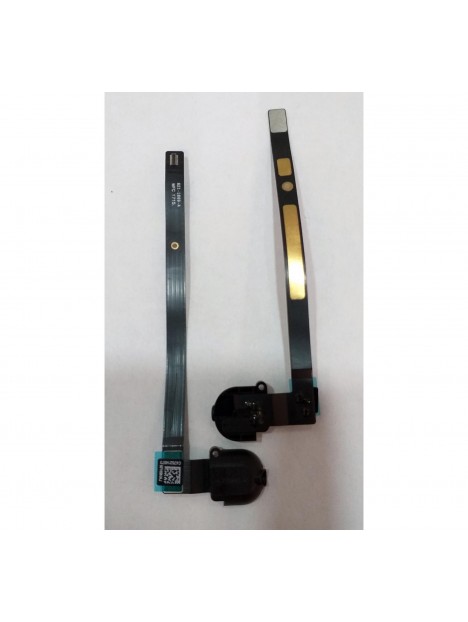 Pad Air 5ªGeneración iPad 2017 A1474 A1475 A1476 A1822 A1823 iPad 2018 A1893 A1954 Flex Jack Audio negro