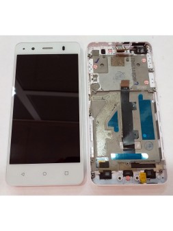 BQ Aquaris M4.5 pantalla lcd + tactil blanco + marco blanco