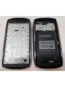 Doogee T5S T5S Lite carcasa central o marco negro