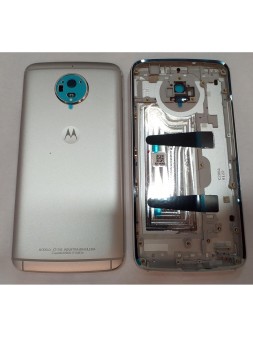 Motorola Moto G5S XT1792 tapa tarsera o tapa bateria plata